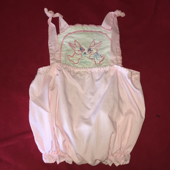 Vintage pink romper - Picture 2 of 3